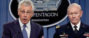 Verteidigungsminister Chuck Hagel (links) und Martin Dempsey.