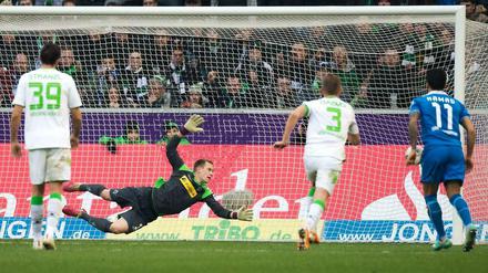 Schuss vor den Bug: Durch Salihovics Elfmetertreffer verpasste Gladbach erneut den ersehnten ersten Sieg in der Rückrunde.