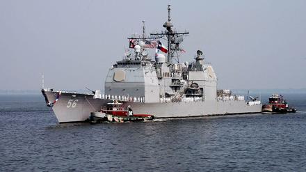 Ein Kreuzer der US-Marine.