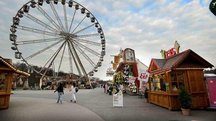 Der Zentrale Festplatz, hier mit Fest und nicht mit einem Wohnquartier.