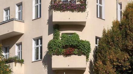 Balkonien in Berlin. 