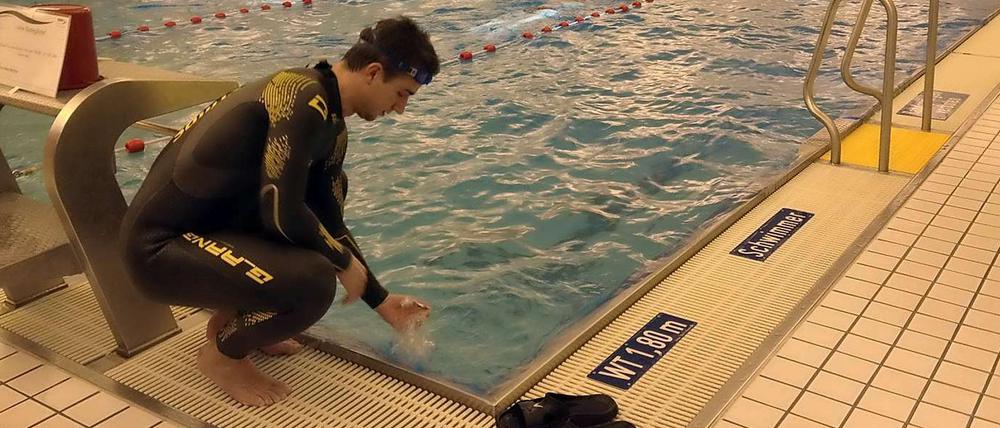 Zu warm? Beim Ironman ist ab einer Wassertemperatur von 24 Grad das Tragen eines Neoprenanzuges verboten.