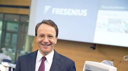 Zahnpastalächeln. Fresenius-Chef Ulf Schneider schon wieder nach neuen Zielen.