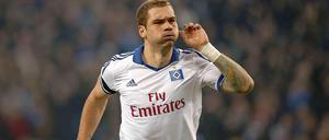 Schon gehört? Lasogga hat in 16 Spielen beim HSV elf Tore geschossen.