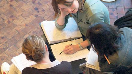 Studentinnen der Mathematik an der TU Berlin
