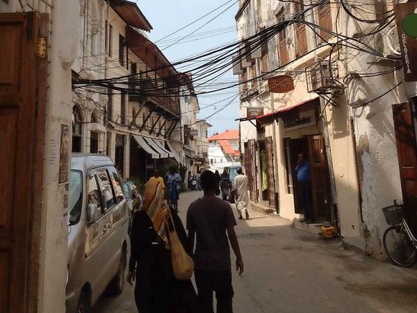 In den Straßen von Stone Town.