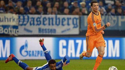 Immer noch weit hinten. Bundesliga-Spieler wie Joel Matip waren gegen Superstars wie Cristiano Ronaldo machtlos