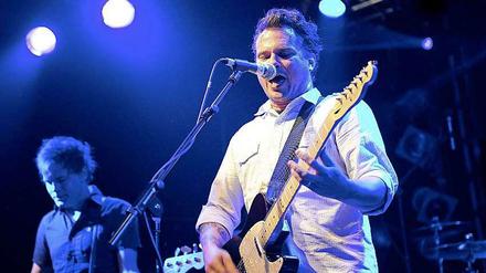 Hier mit der Band Get Up Kids. Am Freitag alleine im Privatclub: Matt Pryor. 