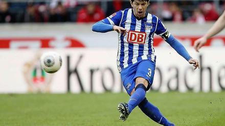 Lewan Kobiaschwili führt Hertha heute als Kapitän an