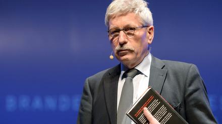 Er sollte über sein Buch „Der neue Tugendterror“ sprechen - doch Sarrazin kam nicht zu Wort.