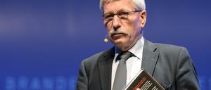 Er sollte über sein Buch „Der neue Tugendterror“ sprechen - doch Sarrazin kam nicht zu Wort.