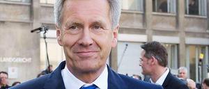 Der ehemalige Bundespräsident Christian Wulff nach dem Freispruch.