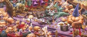 Ewiger Kampf zwischen Gut und Böse: Eine Seite aus dem besprochenen Buch.