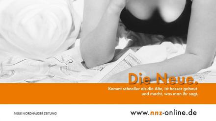 Gewagte Werbung.
