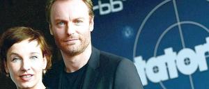 Im Angesicht des Verbrechens. Meret Becker und Mark Waschke.