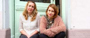 Stufe nach oben: Annegret Richter und Anna Niestroj (r.) wollen mit ihrem "Ghettogether" Gestalter im Wedding voranbringen.