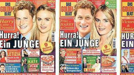 Wenig einfallsreich ist die Regenbogenpresse, wenn es um Nachwuchs geht, der bei den Prominenten angeblich erwartet wird. „Hurra!“, jubeln sie quasi wöchentlich. Die Leserinnen scheint der Bluff nicht zu stören – die Promis dagegen schon.