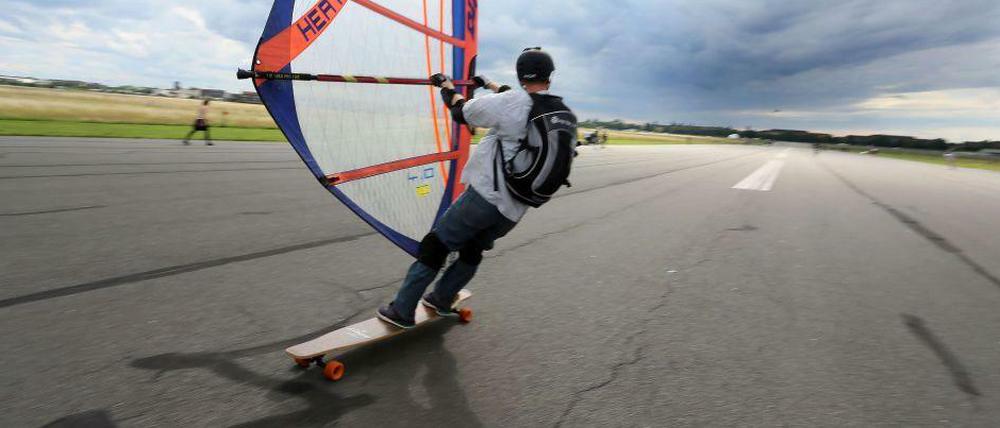 Freie Fahrt. Die große Freifläche auf dem Tempelhofer Feld soll auf jeden Fall erhalten bleiben. 
