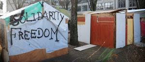 Streitpunkt: Seit bald eineinhalb Jahren gibt es das Camp auf dem Oranienplatz.