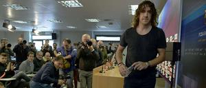 Puyol ließ die Haare wachsen und war immer 111 Prozent Sportsmann.