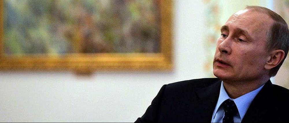 Da hilft nur reden: Russlands Präsident Wladimir Putin