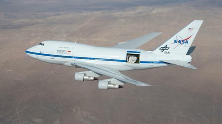 Flieger mit Aussicht. Die Boeing 747 hat im Heck ein Infrarotteleskop. 
