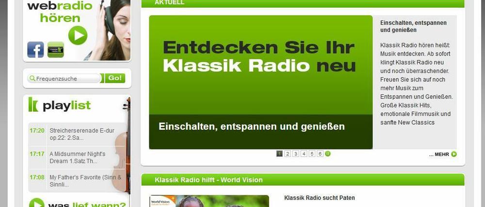 Das Klassik Radio hat im zurückliegenden Halbjahr gut ein Drittel seiner Hörer verloren.