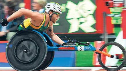 Nicht zu stoppen. Kurt Fearnley war schon auf Tour durch Papua-Neuguinea, bei den Paralympics 2012 in London – und ist einer der Protagonisten im Film „Gold“.
