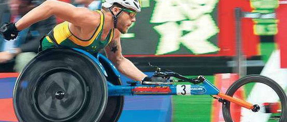 Nicht zu stoppen. Kurt Fearnley war schon auf Tour durch Papua-Neuguinea, bei den Paralympics 2012 in London – und ist einer der Protagonisten im Film „Gold“.