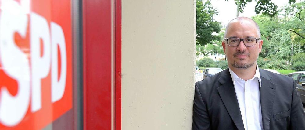 Dr. Jur. Jan Stöß, Landeschef der SPD.