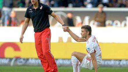 Kann er die Spieler noch aufrichten? VfB-Trainer Thomas Schneider.