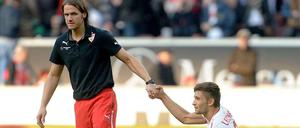 Kann er die Spieler noch aufrichten? VfB-Trainer Thomas Schneider.
