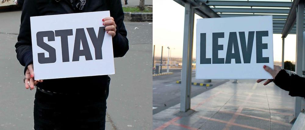 "Leaving is not an option?" Weggehen ist keine Option: Der Titel des HAU-Festivals stammt von Regisseur Mundruzcó.