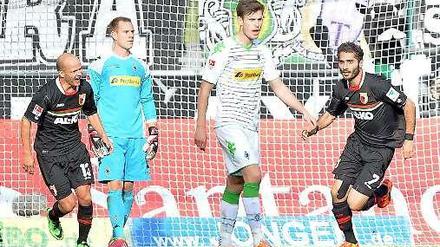 Augsburg jubelt, Mönchengladbach hadert.
