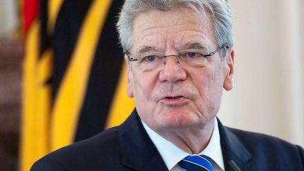 Bundespräsident Joachim Gauck.