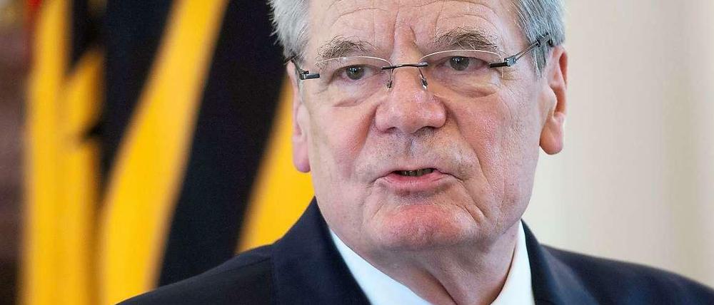 Bundespräsident Joachim Gauck.