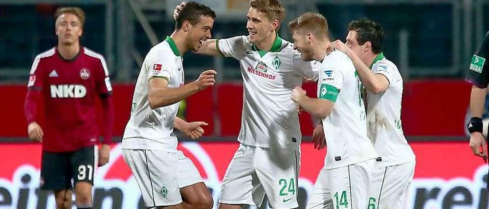 Hoch im Norden: Für Werder Bremen geht's bergauf.