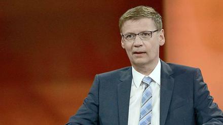 Moderator Günther Jauch blieb trotz des Zwischenfalls gelassen.