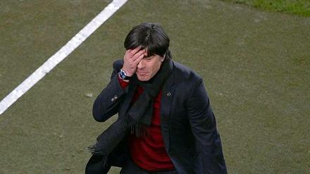 Mit blauem Auge davongekommen: Joachim Löw hat gesehen, das noch Einiges zu tun ist.