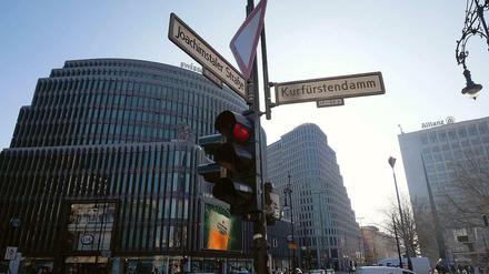 Bald wieder mit „H“. Der Bezirk plant die Umbenennung der Joachimstaler Straße, die unter anderem den Kurfürstendamm kreuzt.