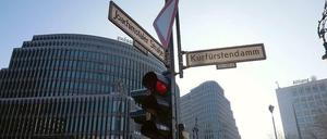 Bald wieder mit „H“. Der Bezirk plant die Umbenennung der Joachimstaler Straße, die unter anderem den Kurfürstendamm kreuzt.