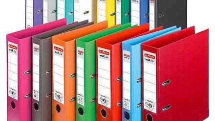 Mit Produkten wie Ordnern und Schulheften wurde die Berliner Firma Herlitz berühmt.