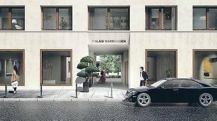 Das Palais Varnhagen in der Französischen Straße.