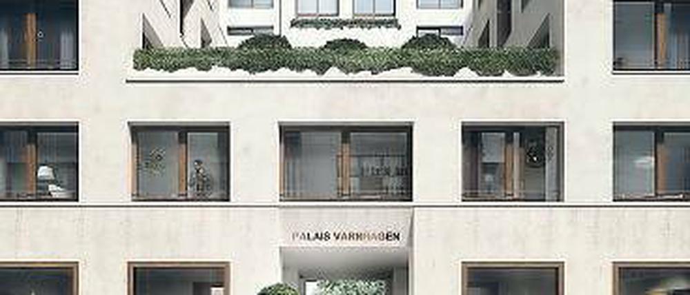 Das Palais Varnhagen in der Französischen Straße.