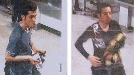 Eine Überwachungskamera auf dem Flughafen von Kuala Lumpur hat Bilder von den beiden Iranern gemacht, die mit gestohlenen Pässen an Bord der Boeing gingen. Der junge Mann links ist Pouria NM..
