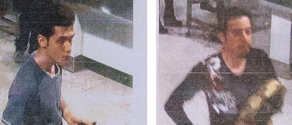 Eine Überwachungskamera auf dem Flughafen von Kuala Lumpur hat Bilder von den beiden Iranern gemacht, die mit gestohlenen Pässen an Bord der Boeing gingen. Der junge Mann links ist Pouria NM..