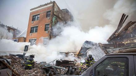 Explosion im New Yorker Stadtteil Harlem
