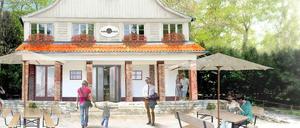 Die Vision. Ein gemeinnütziges Café, Kultur und soziale Nutzungen gehören zu den Ideen für das alte Parkwächterhaus.