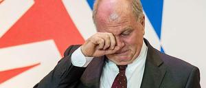 Zum Heulen? Uli Hoeneß während der Jahreshauptversammlung des FC Bayern München im vergangenen November.