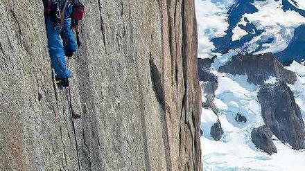 Nicht hoch, aber nadelspitz. David Lama kämpft mit dem Cerro Torre. 